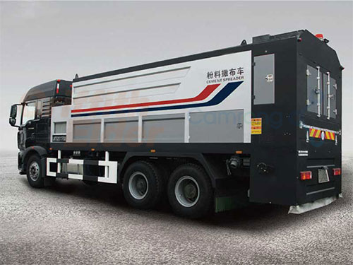 某工程粉料撒布車車載稱重系統(tǒng)案例